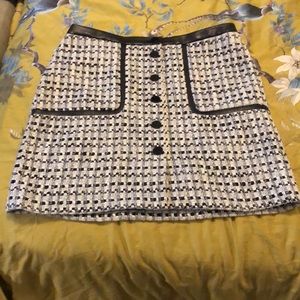 Karl Laugerfield A line Channel style skirt Sz 14